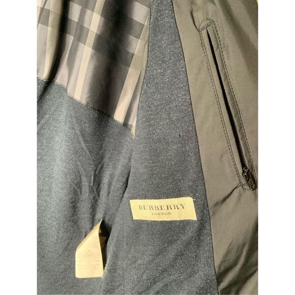 Burberry London blazer jacket vented black nova check women’s size 50 / US 16 - Picture 6 of 13